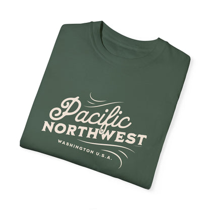 Pacific Northwest Vintage Style Tshirt, Retro Style Hiking Shirt, Nature Lover Gift, Mountain Vibe, Comfort Colors 1717