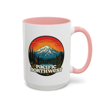 Pacific Northwest Accent Coffee Mug | Adventure-Themed Drinkware for Nature Lovers