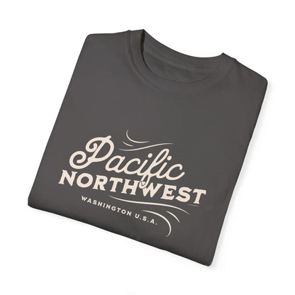 Pacific Northwest Vintage Style Tshirt, Retro Style Hiking Shirt, Nature Lover Gift, Mountain Vibe, Comfort Colors 1717