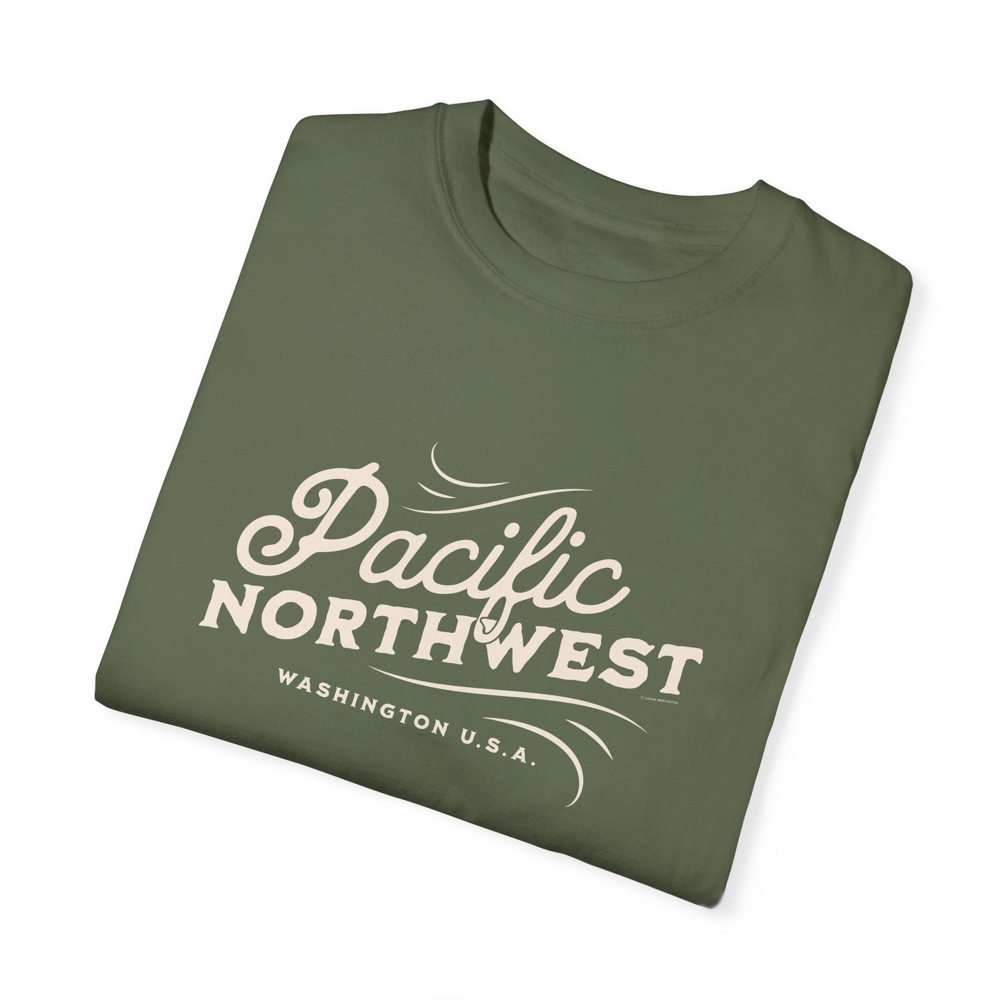 Pacific Northwest Vintage Style Tshirt, Retro Style Hiking Shirt, Nature Lover Gift, Mountain Vibe, Comfort Colors 1717