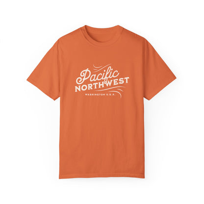 Pacific Northwest Vintage Style Tshirt, Retro Style Hiking Shirt, Nature Lover Gift, Mountain Vibe, Comfort Colors 1717