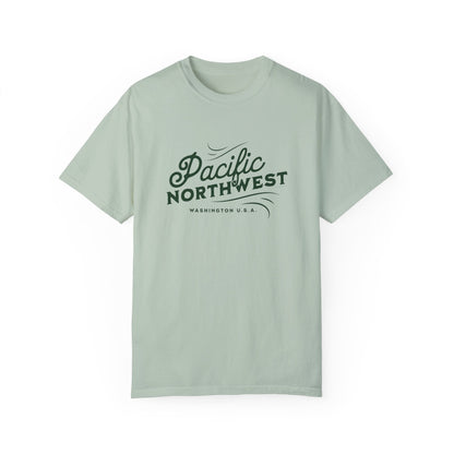 Pacific Northwest Vintage Style Tshirt, Retro Style Hiking Shirt, Nature Lover Gift, Mountain Vibe, Comfort Colors 1717