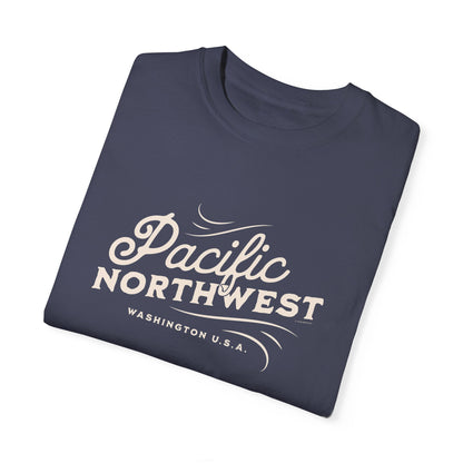 Pacific Northwest Vintage Style Tshirt, Retro Style Hiking Shirt, Nature Lover Gift, Mountain Vibe, Comfort Colors 1717
