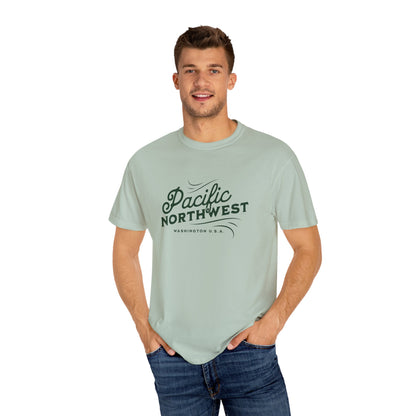 Pacific Northwest Vintage Style Tshirt, Retro Style Hiking Shirt, Nature Lover Gift, Mountain Vibe, Comfort Colors 1717